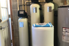 Water softener, acid neutralizer and an ag filter install